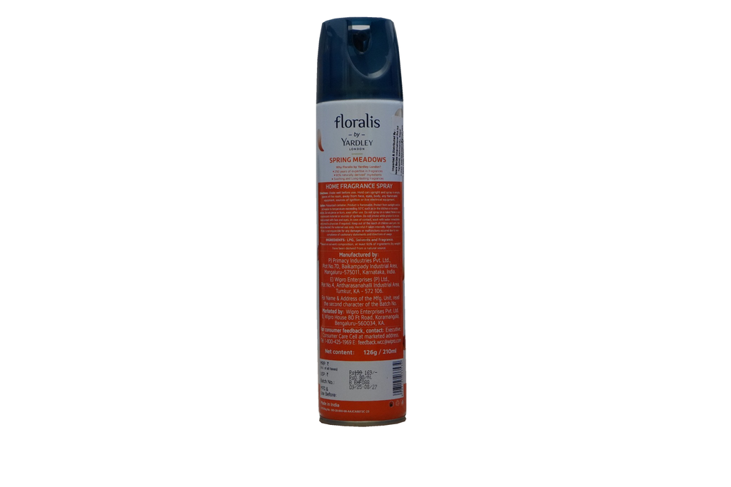 FLORALIS BY YARDLEY HOME FRAGRANCE SPRAY 210ML